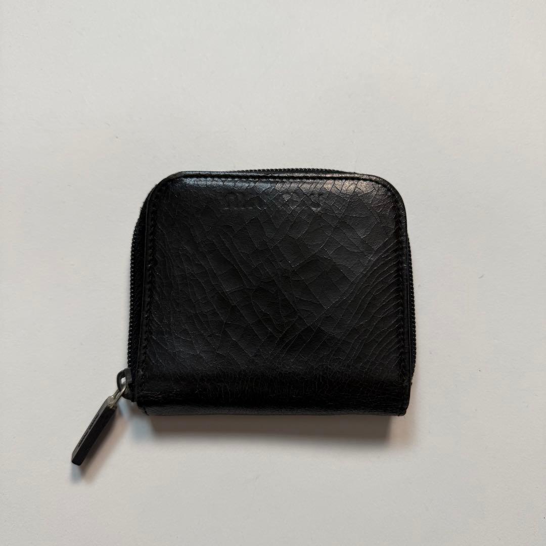 小物 1999FW MIUMIU archive leather wallet