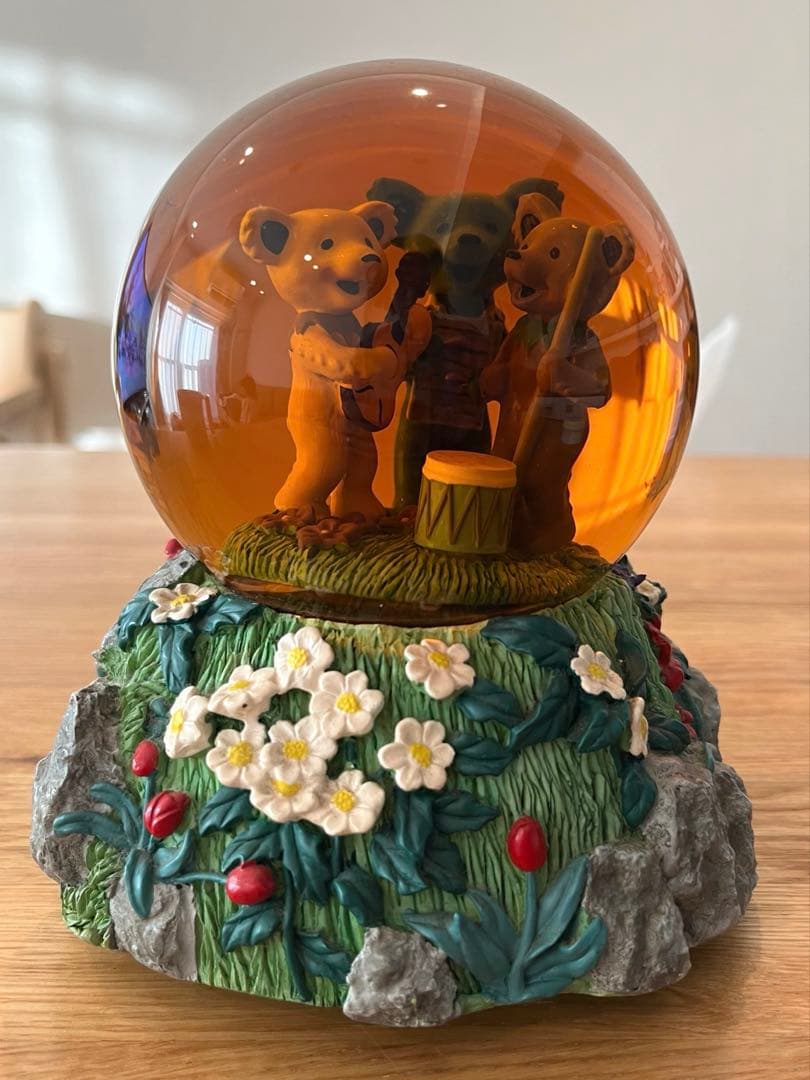 グレイトフル・デッドベア　デッドベア　ビッグサイズ オルゴール付きスノードーム
