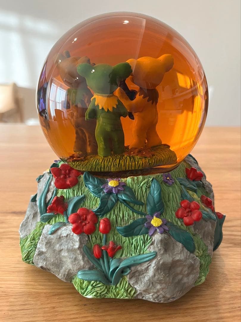 グレイトフル・デッドベア　デッドベア　ビッグサイズ オルゴール付きスノードーム