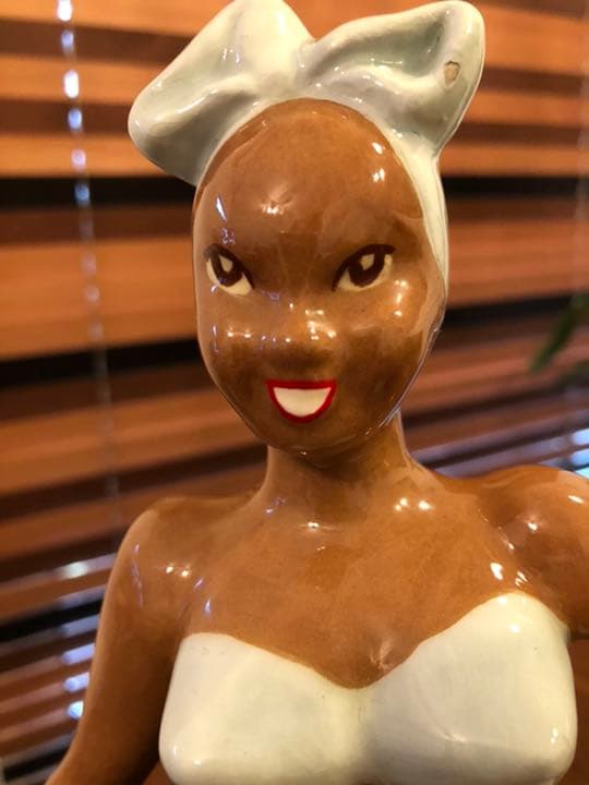 57 ヴィンテージ　ジョセフィンベカー像　プランター　ヘデイースクープ