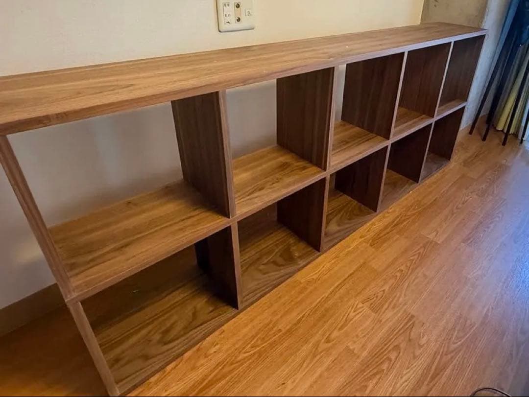 ▪️2025年購入、送料込み▪️無印　スタッキングシェルフ　2×5段　ウォールナット