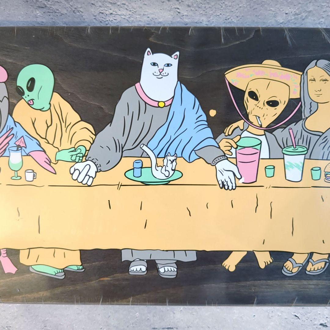 新品 RIPNDIP スケートボード デッキ 最後の晩餐 初期デザイン オマケ付
