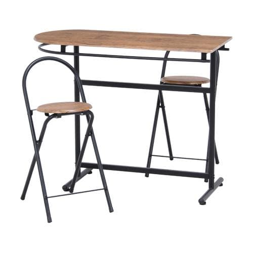 《新品・送料無料》カウンターテーブル×1・チェア×2　3点セット