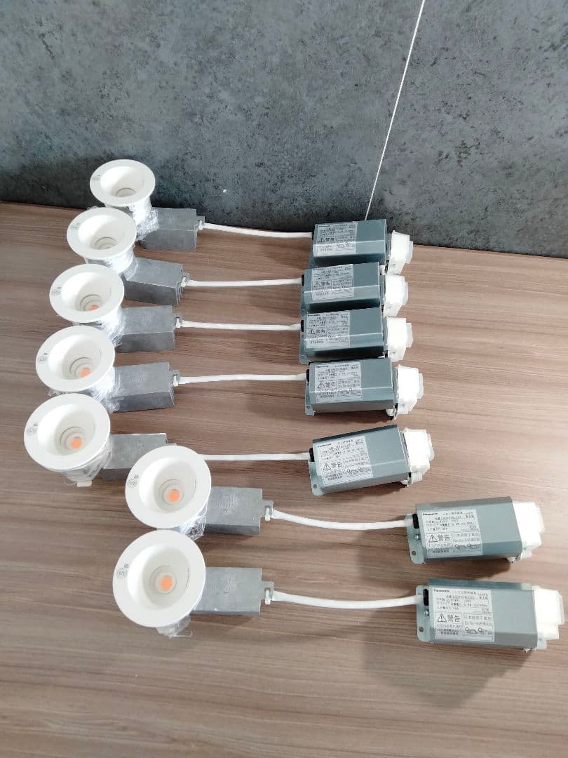 Panasonic ホワイトダウンライト 7個セット Z-2504JK6