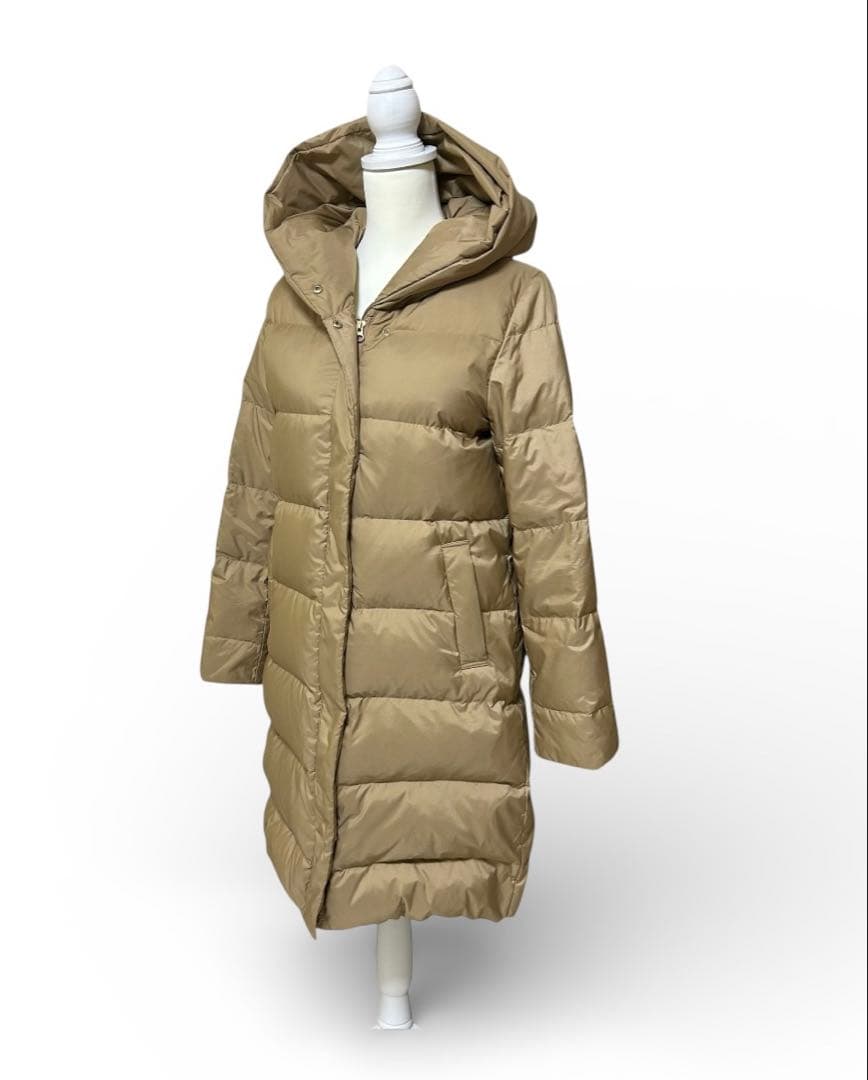 SLOBE IENA ショールフードロングダウンコート L