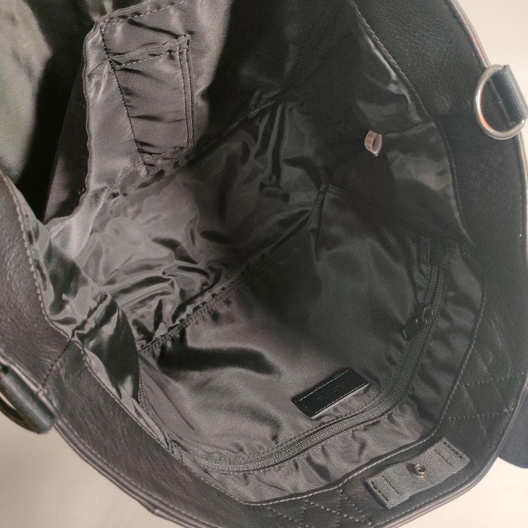 PORTER BASE 2WAYトートバッグ S ブラック レザー 吉田カバン