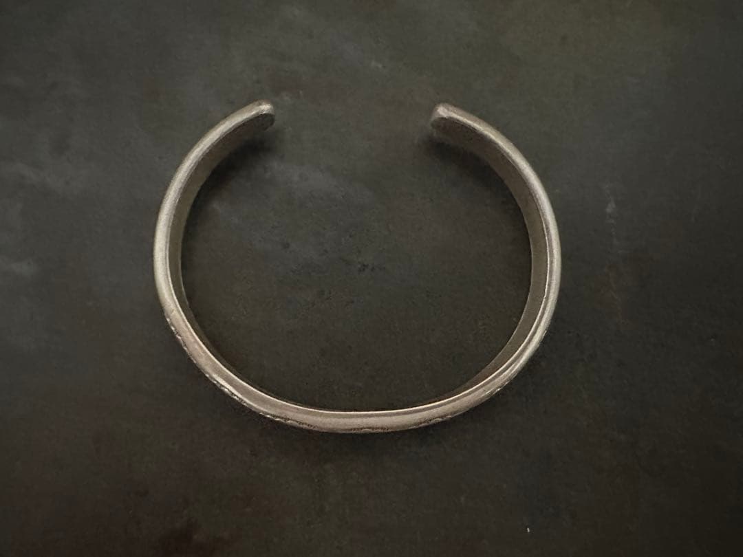 希少　重厚　ヴィンテージ　バングル　シルバー　アンティーク　アメリカ　ユーロ