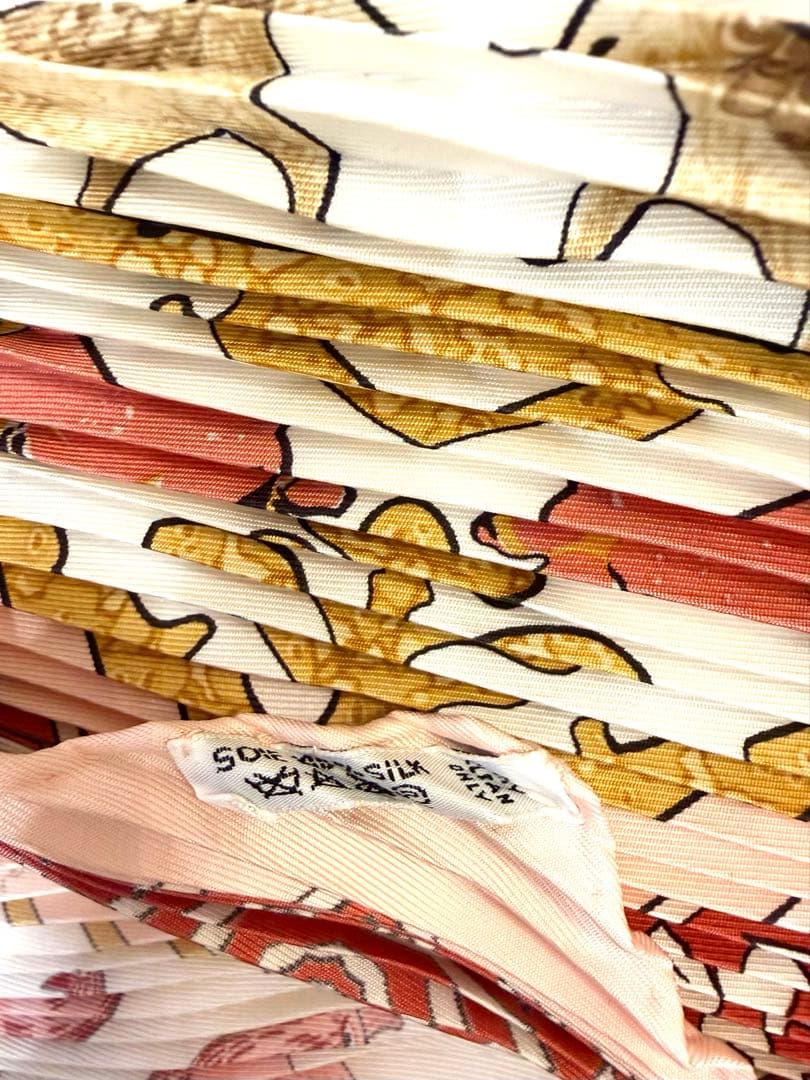 HERMES エルメス プリーツカレ90 EARLY AMERICA 動物柄