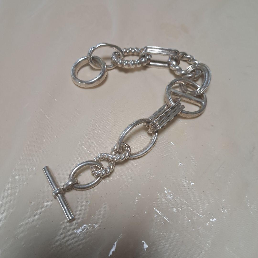 ま*ー様 シルバー チェーンブレスレット 調整可能