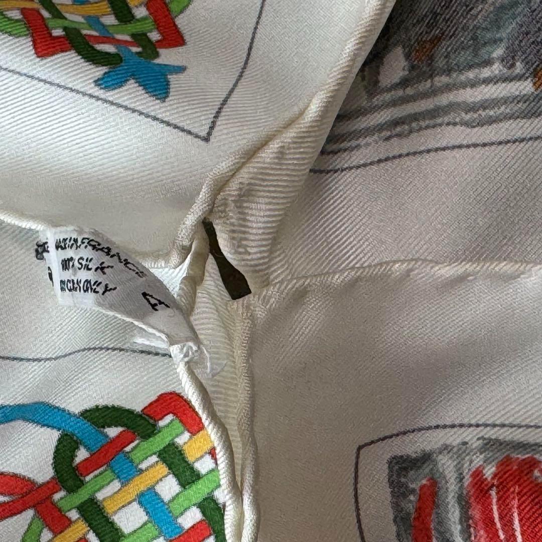 【正規品】HERMES エルメス スカーフ カレ90 シャイアン族 シルク 大判