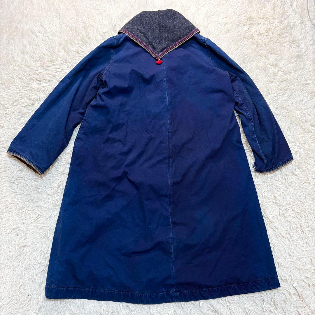 キャピタル　モンゴルコート　インディゴ　ウール