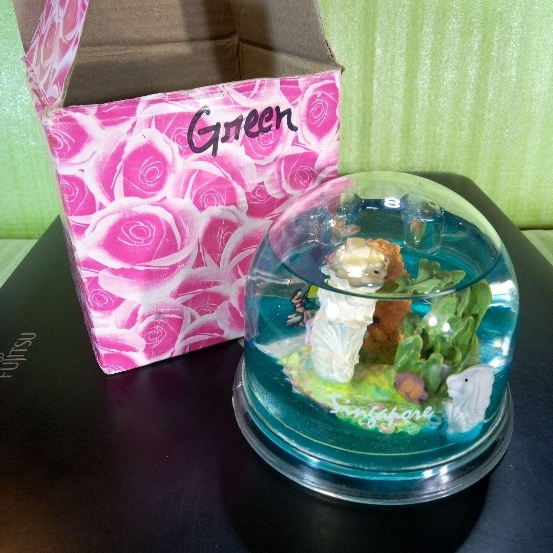 シンガポール　Singapore　ペン立て　マーライオン　アクアリウム　ドーム