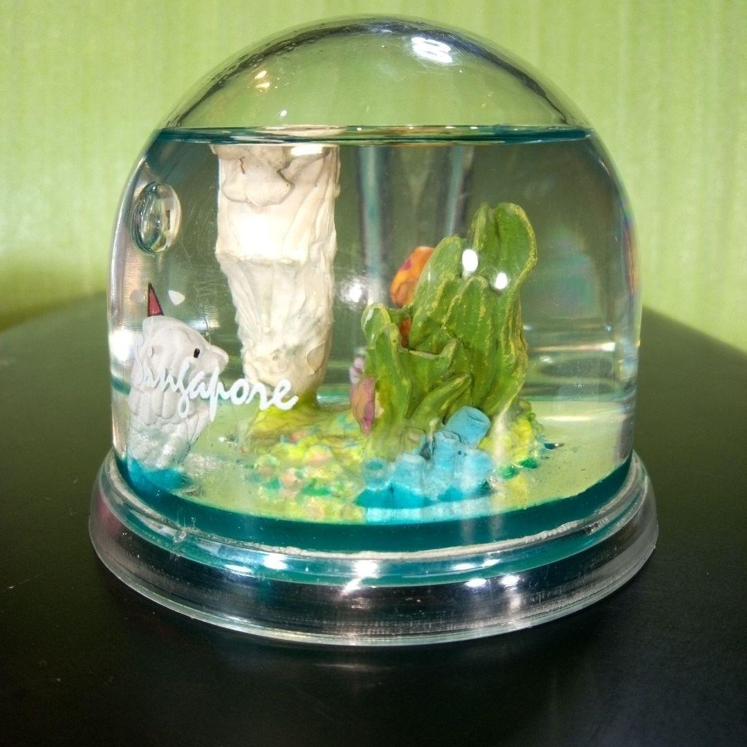 シンガポール　Singapore　ペン立て　マーライオン　アクアリウム　ドーム