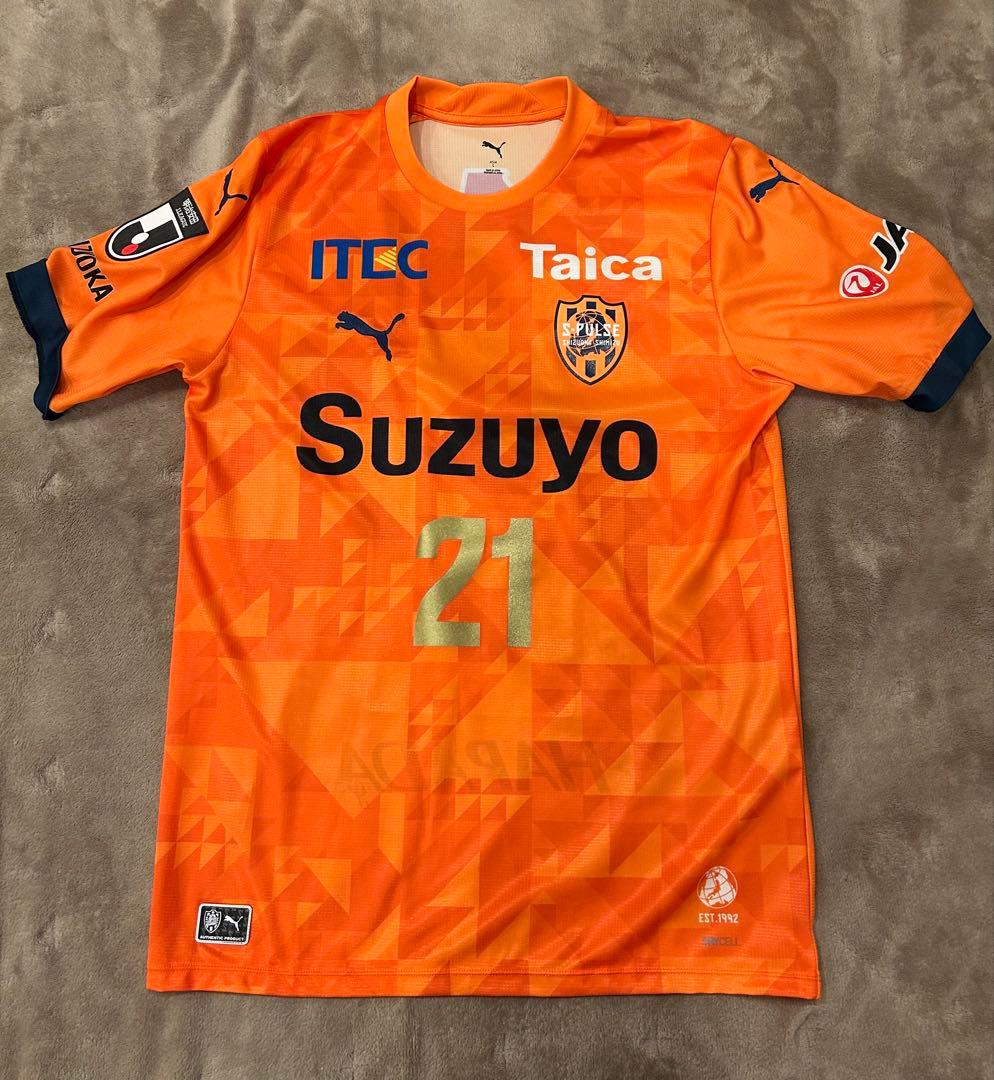 清水エスパルス 2025ユニフォーム ゴールド#21 矢島慎也 Ｌサイズ