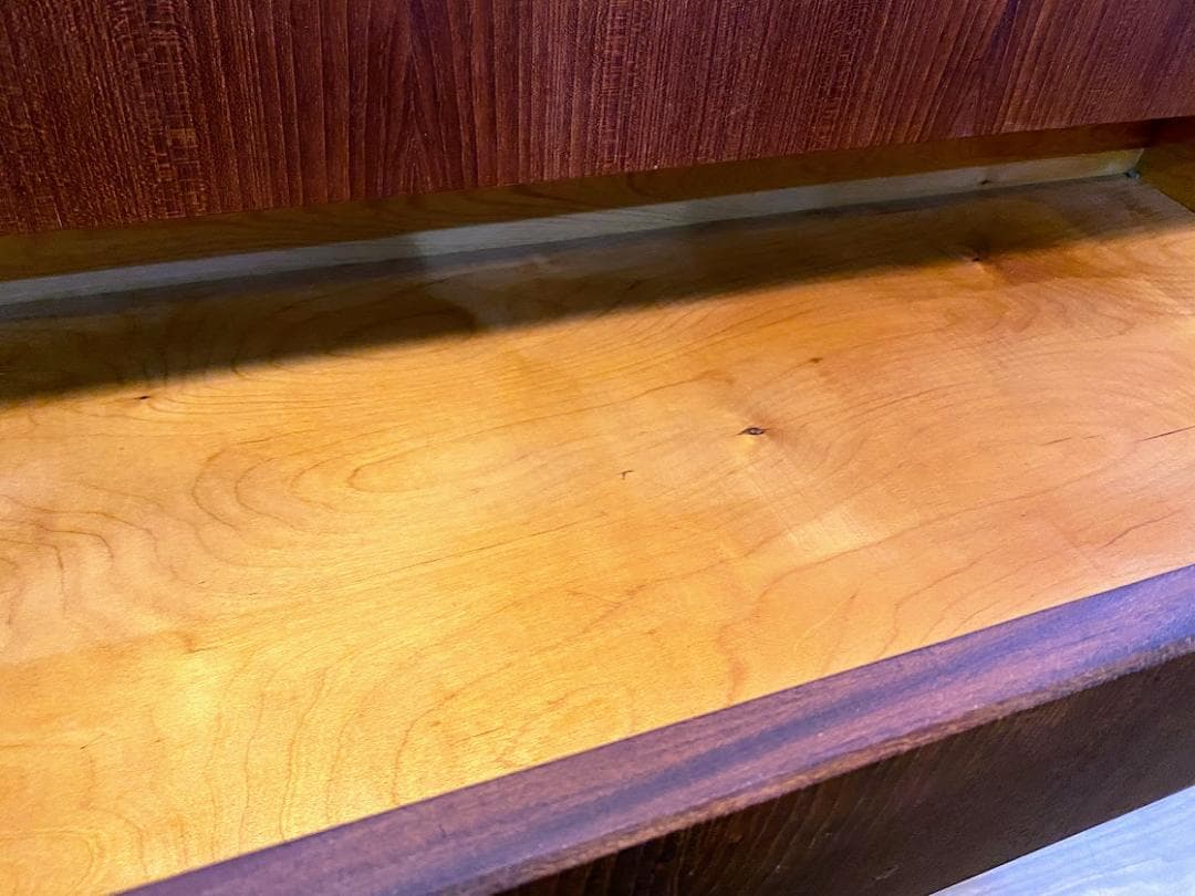 mark＊　デンマーク製 4段ワイドチェスト チーク材 仕上済