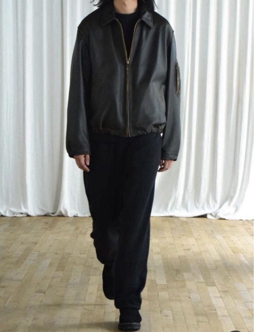 24SS comoli レザージップブルゾン サイズ1