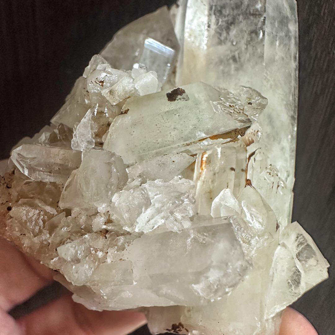 爆レア❗️浄化❗️超綺麗♡超強いパワー ピンク ヒマラヤ クラスター天然石A1559