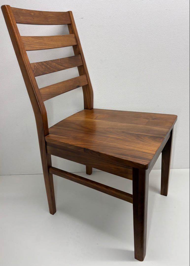 ナチュラル ダイニングチェア 天然木 肘無し 板座 木製 椅子 おしゃれ 完成品