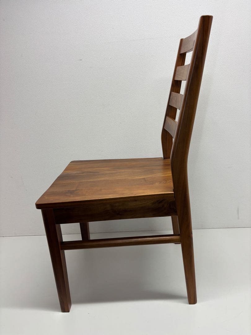 ナチュラル ダイニングチェア 天然木 肘無し 板座 木製 椅子 おしゃれ 完成品