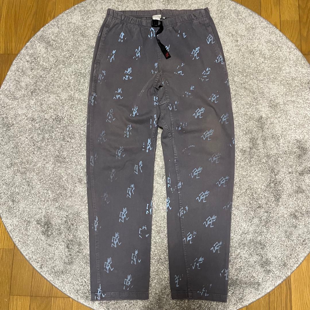 Gramicci 90s クライミングパンツ USA製 総柄 Gロゴ 初期 希少