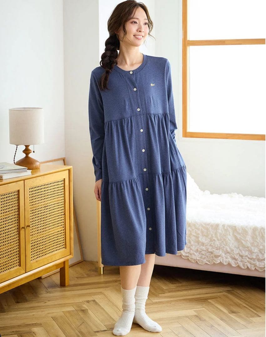 【新品タグ付】Wacoal RELAX＆SLEEP ツモリチサト ワンピース長袖