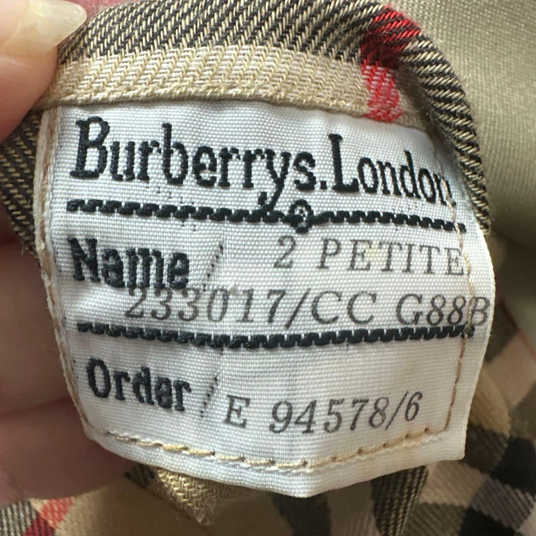 極美品♡バーバリー♡ステンカラーコート　ノバチェック ベージュ