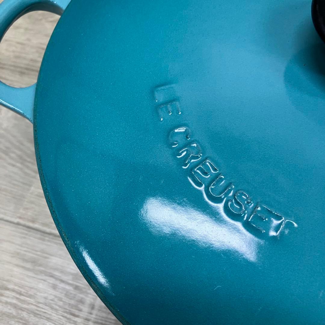 LE CREUSET 両手鍋 マルミット ターコイズ 27cm 41l