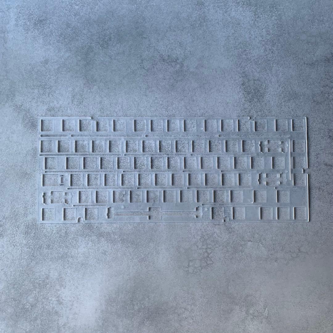 Womier SK75 Black + FR4 Plate 自作キーボード