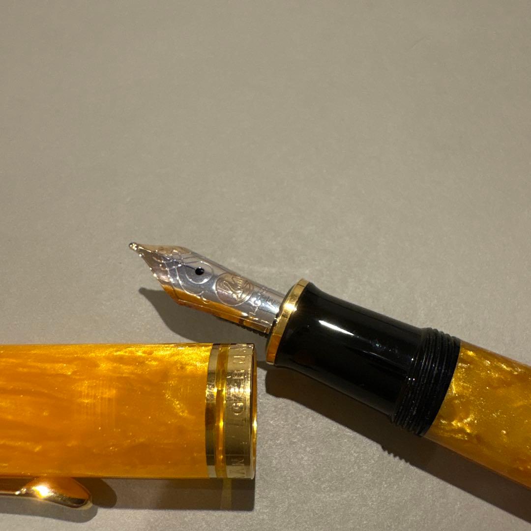 Pelikan m600 ヴァイブランドオレンジ 限定生産　文字幅F インク付き