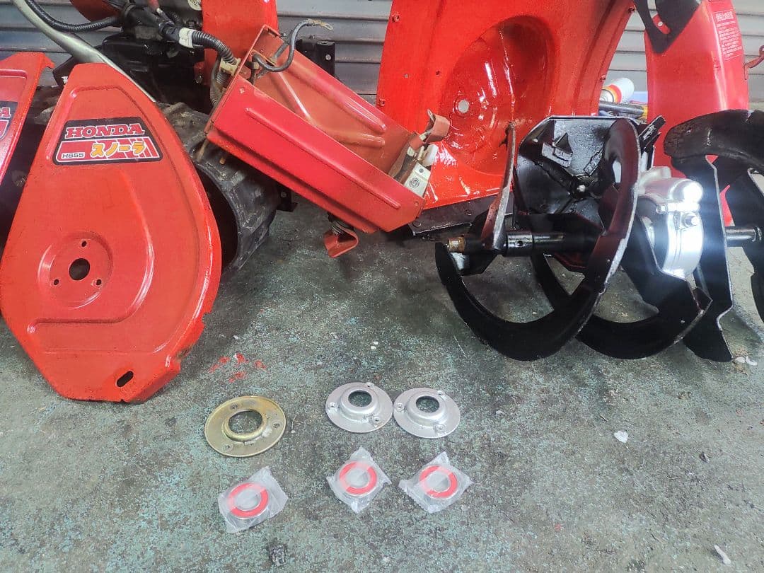 セル始動OK！ホンダHS55　中古除雪機　岐阜県