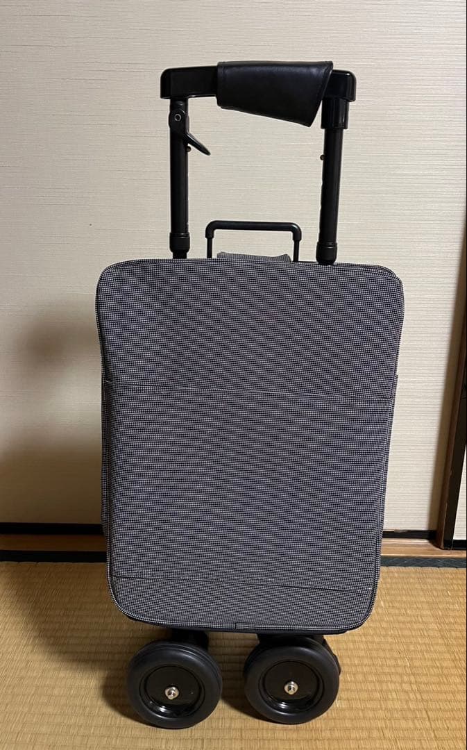 象印キャリーステッキ ライト ギンガムチェック カート