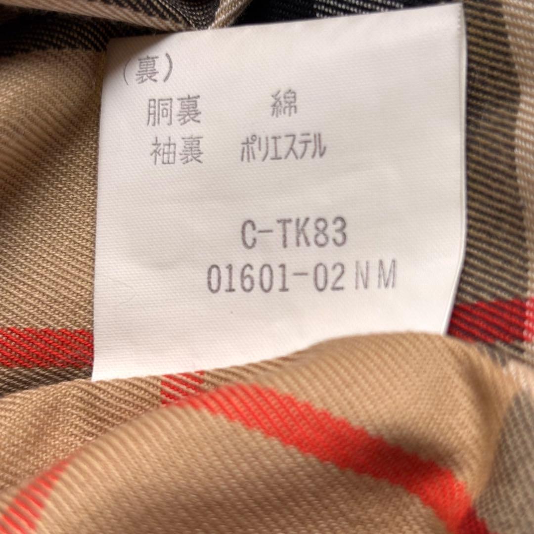 【美品】バーバリー　トレンチコート　メンズ　　ベルト付き　ベージュ　M