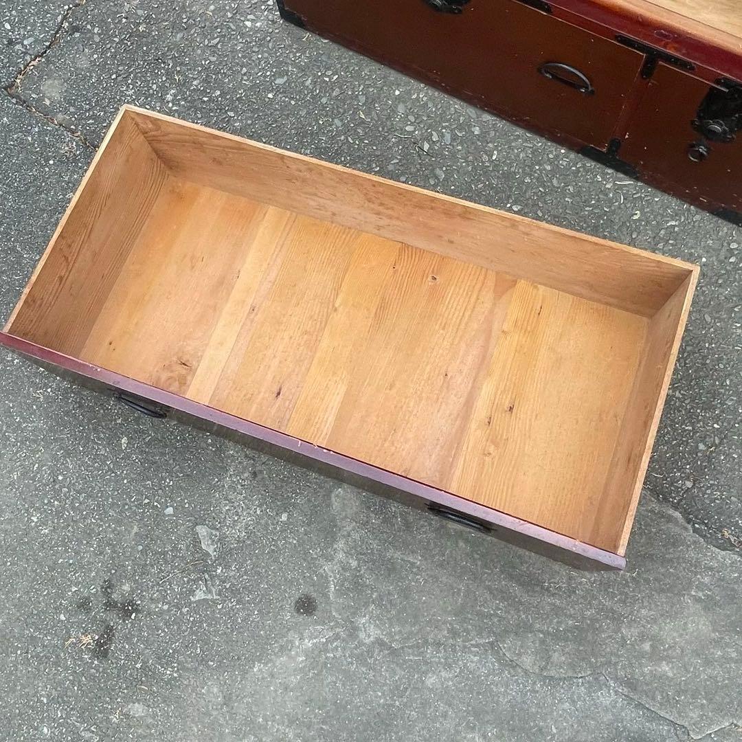 時代箪笥　五段　収納家具　アンティーク 大正　昭和家具