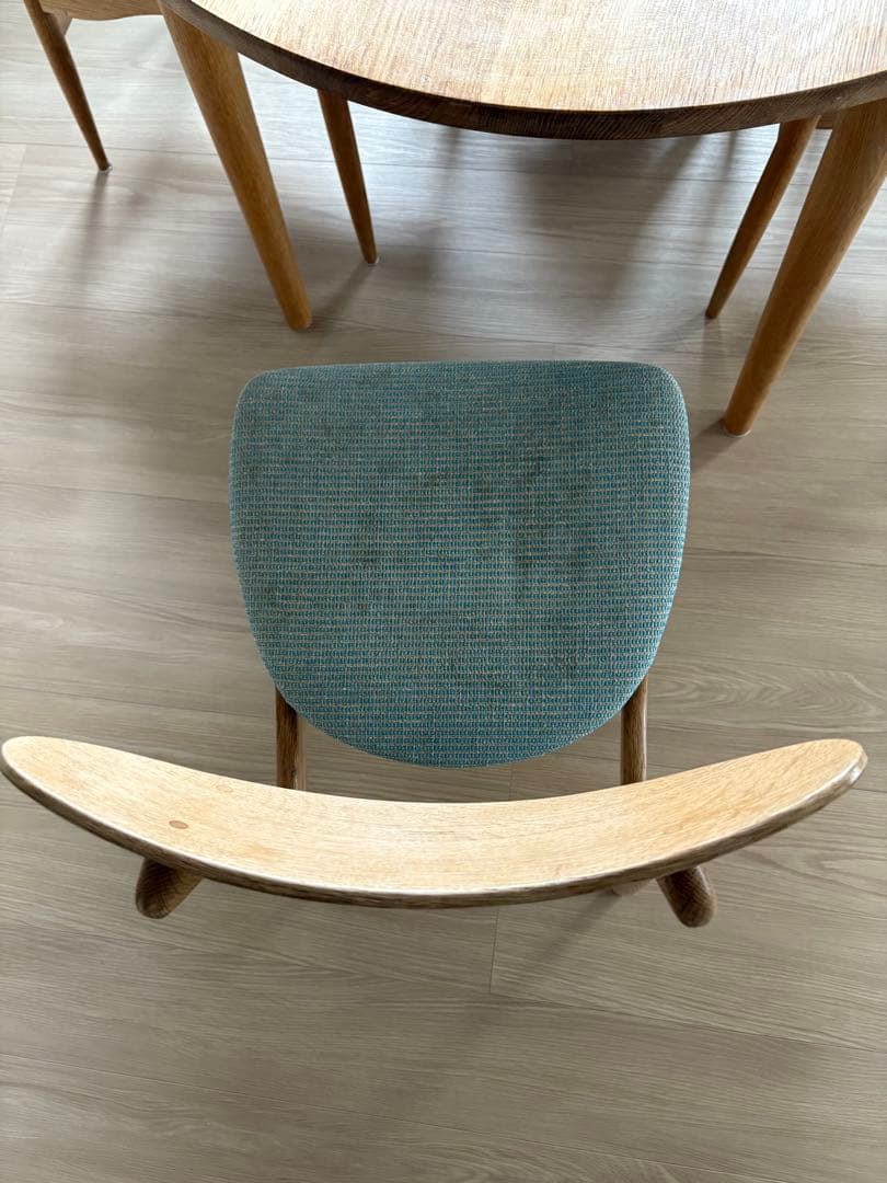 ある@　円形ダイニングテーブルセット　ナガノインテリア　天然木