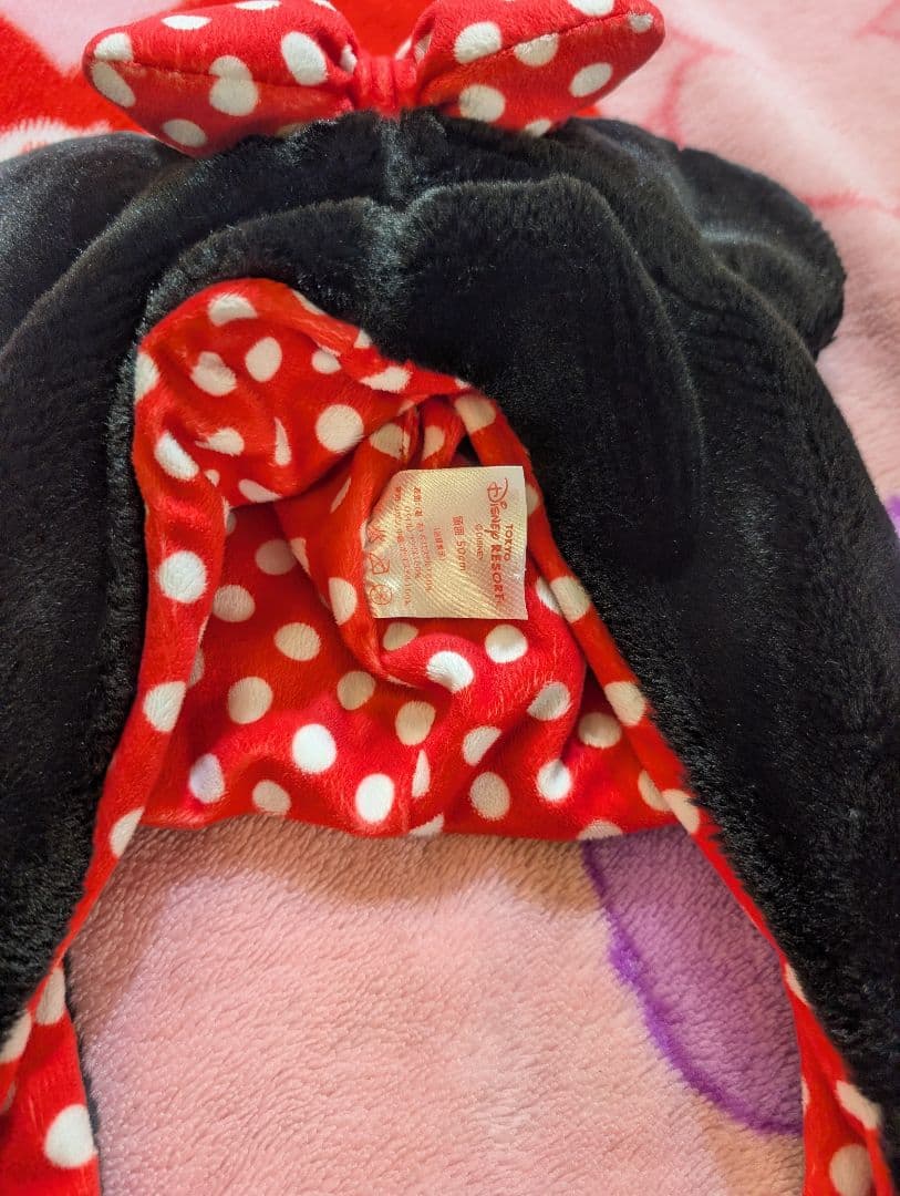 ディズニー　ミニー　ミッキー　マフラーキャップ ファンキャップ　キッズサイズ