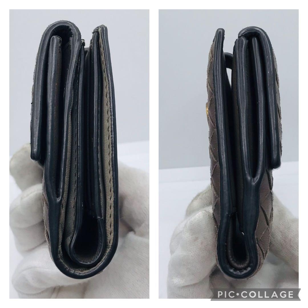 ボッテガ ヴェネタ✨ イントレチャート コンパクトウォレット 二つ折り財布