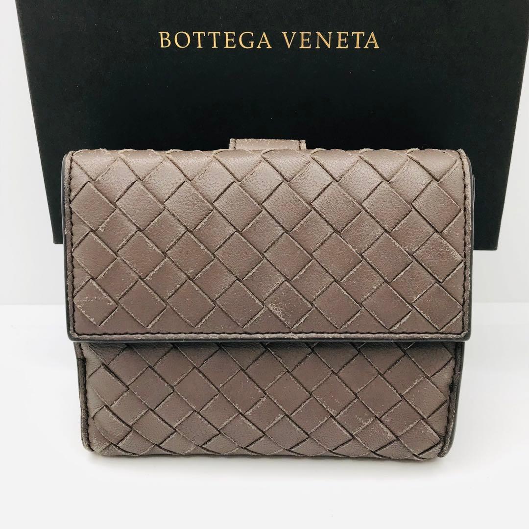 ボッテガ ヴェネタ✨ イントレチャート コンパクトウォレット 二つ折り財布