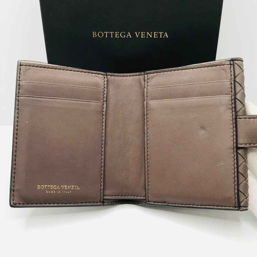 ボッテガ ヴェネタ✨ イントレチャート コンパクトウォレット 二つ折り財布