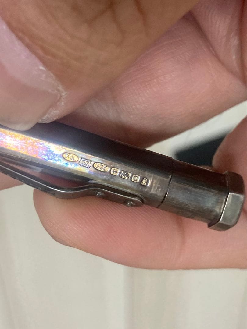 ヤードオレッド　ポールペン スターリングシルバー　付属品あり