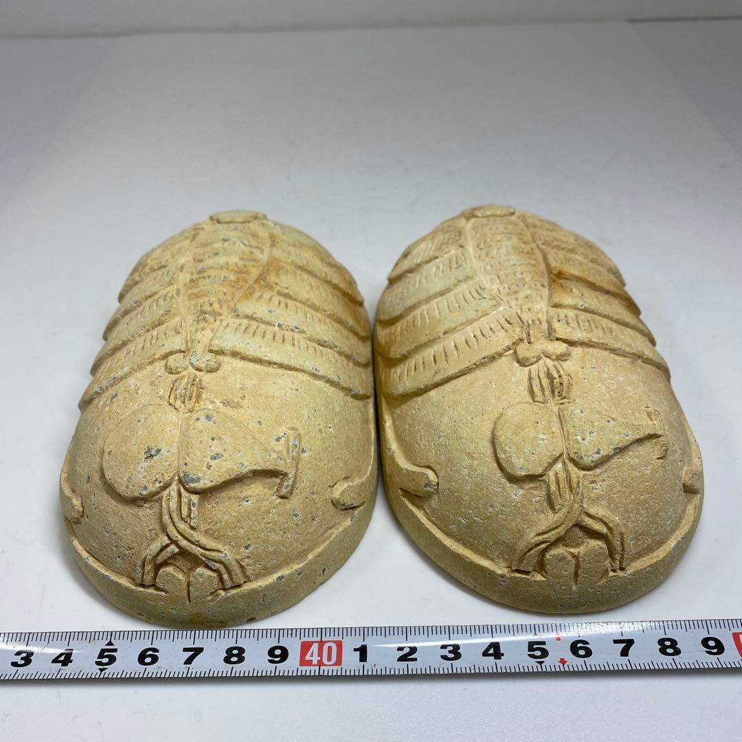 専用　古代中国　石製歓喜仏　木箱付　縦約16㎝　東Y7-0228①タトオ