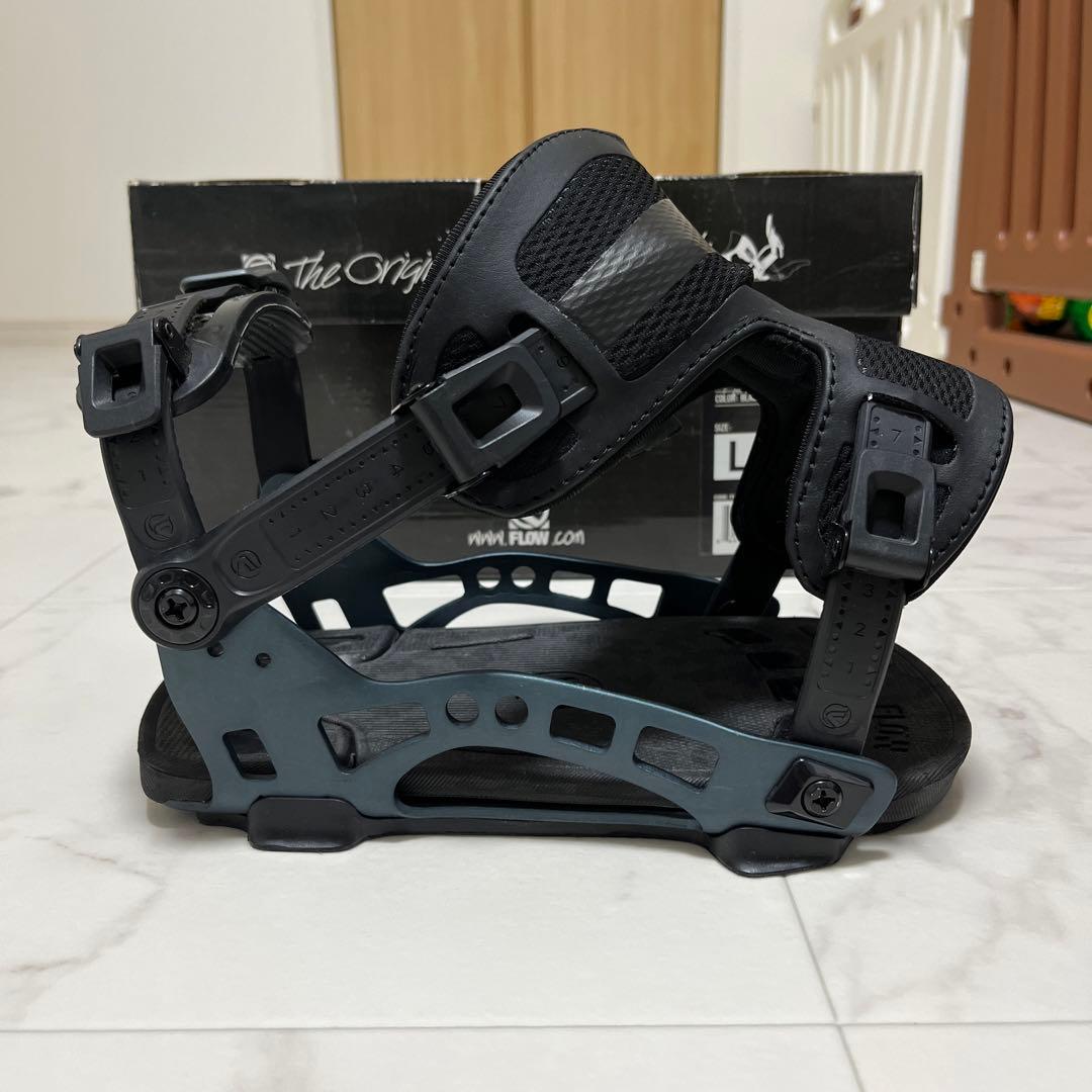 美品　FLOW フロー バインディング　Lサイズ　スノボ用品