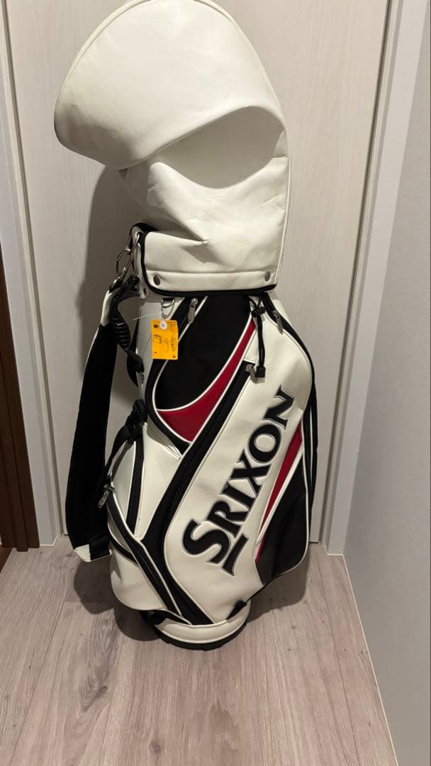 Srixon キャディバッグ ホワイト/ブラック/レッド