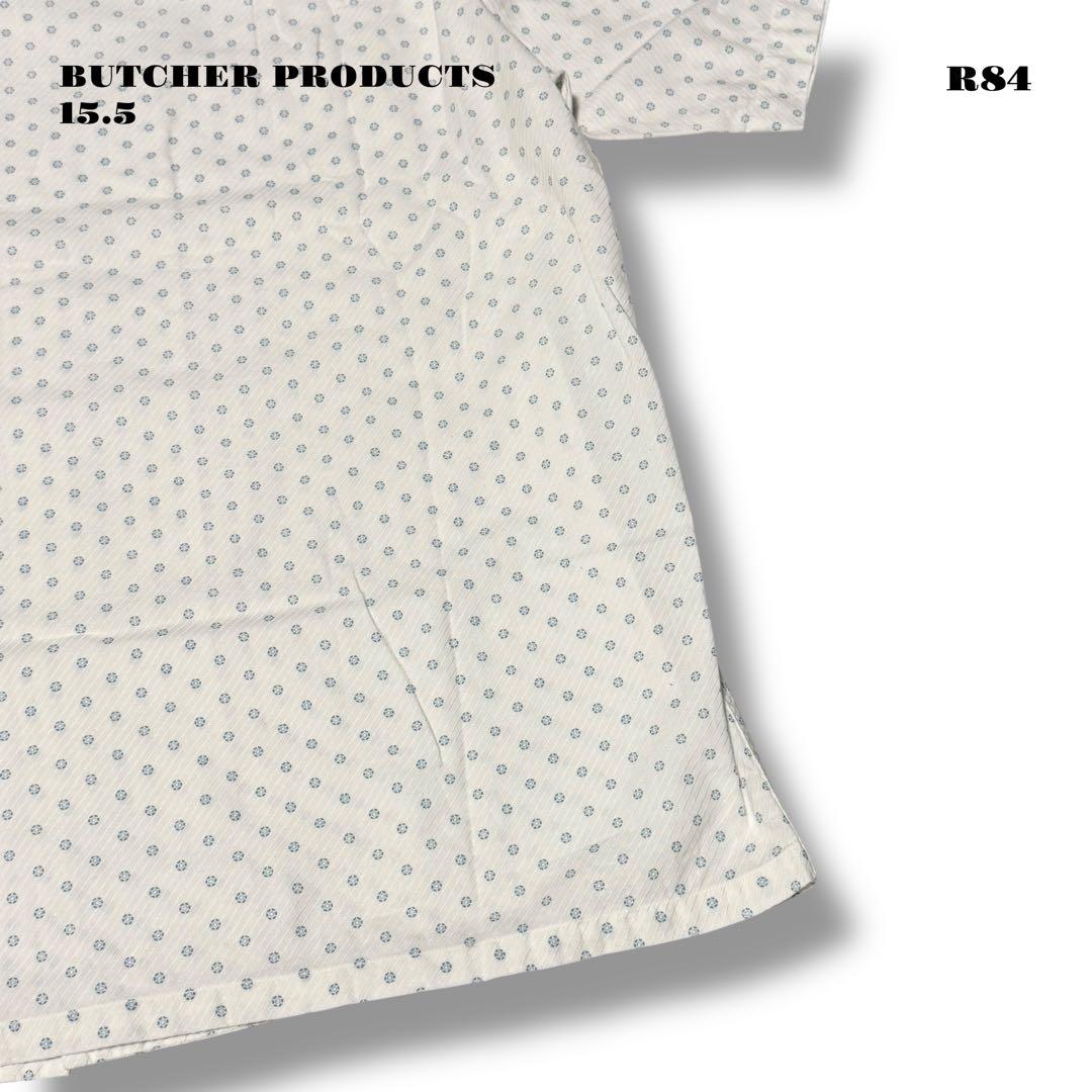 ★限定出品★ BUTCHER PRODUCTS 半袖 シャツ ホワイト 15.5