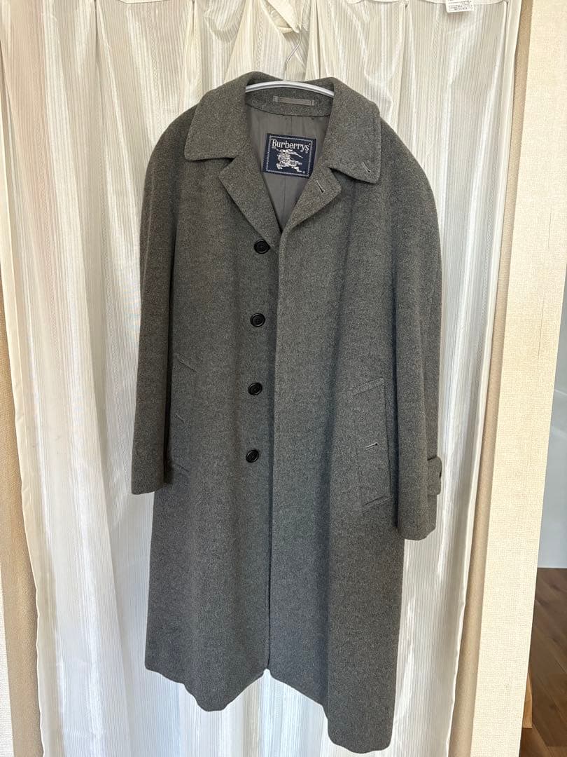 Burberrys グレー ステンカラーコート カシミヤ