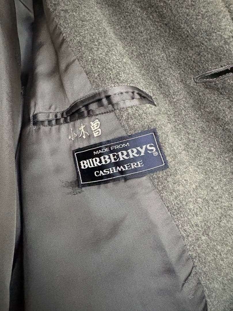 Burberrys グレー ステンカラーコート カシミヤ