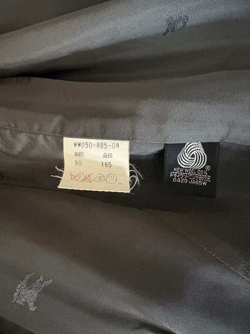 Burberrys グレー ステンカラーコート カシミヤ