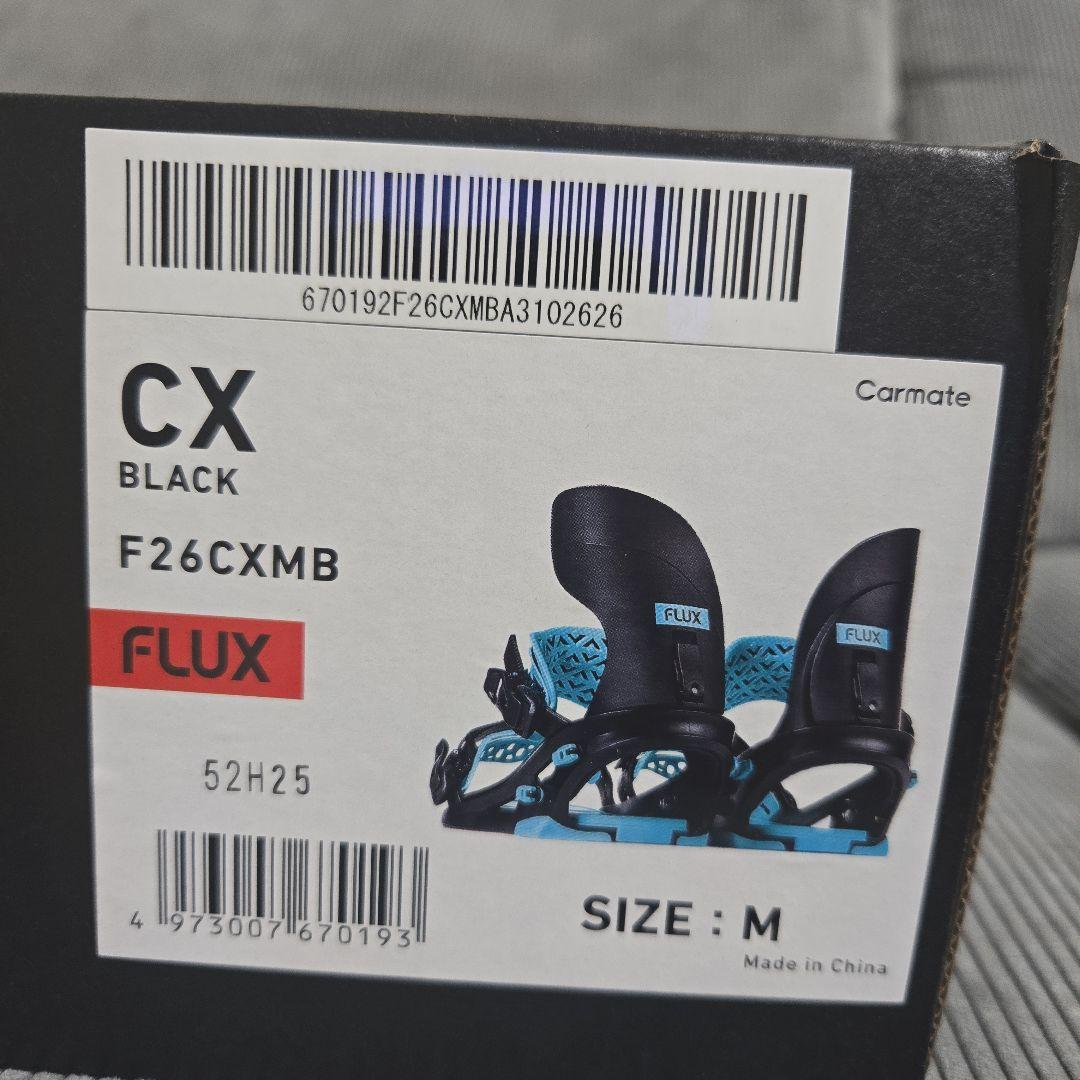 25-26 FLUX CX ブラック Mサイズ