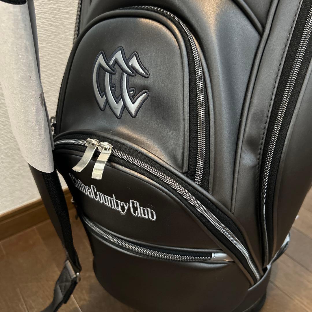 千葉カントリークラブ　オリジナルゴルフバッグ ブラック