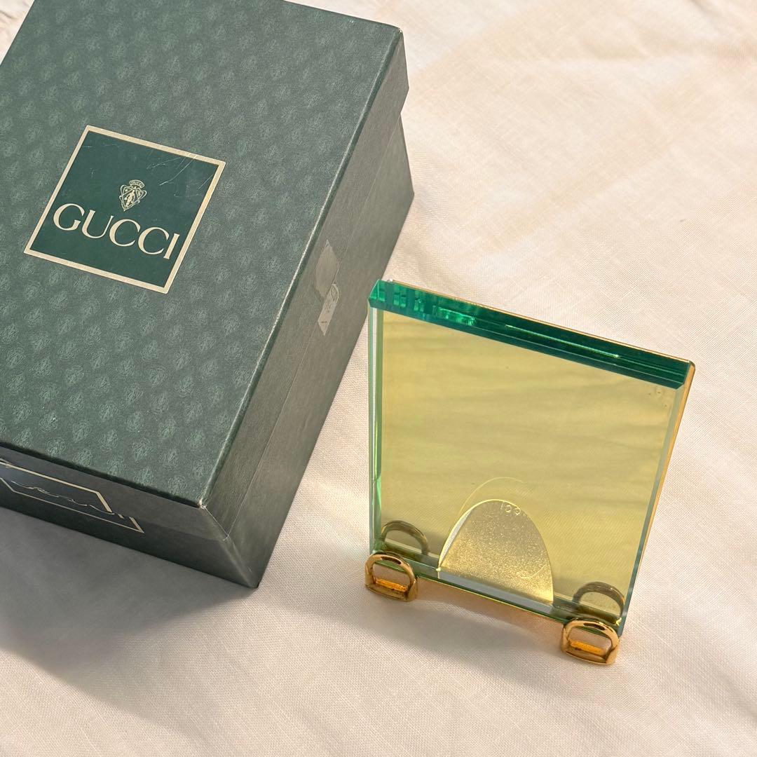 GUCCI スタンド型　フォトフレーム 馬蹄モチーフ