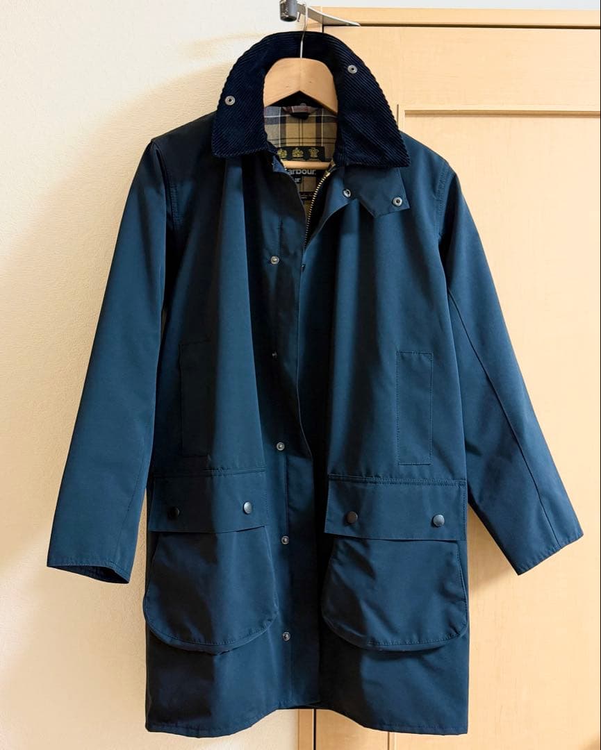 Barbour BORDER 2レイヤー ネイビー 38(L)